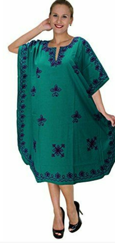 Embroidered Swimwear Beach Dress